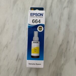 Epson 664 Yellow Ink Bottle